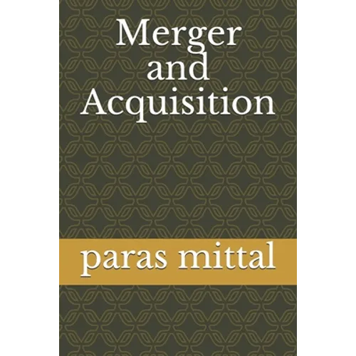 Merger and Acquisition - Paperback