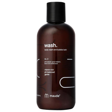 Wash - pH-Balanced Body Wash and Bubble Bath for Sensitive Skin - Gentle, Vitamin-Rich Formula