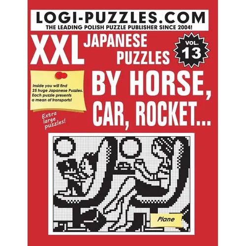 XXL Japanese Puzzles: By horse, car, rocket... - Paperback