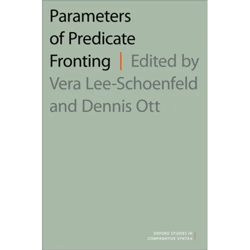 Parameters of Predicate Fronting - Paperback
