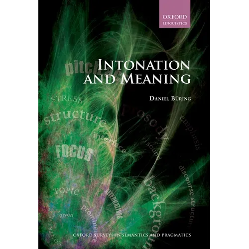 Intonation and Meaning - Paperback
