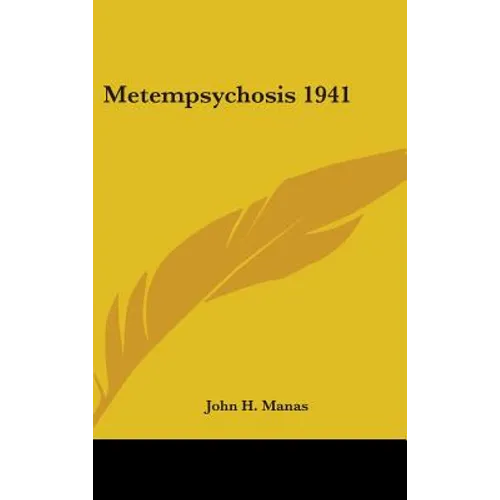 Metempsychosis 1941 - Hardcover