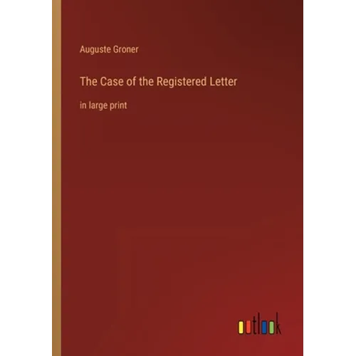 The Case of the Registered Letter: in large print - Paperback