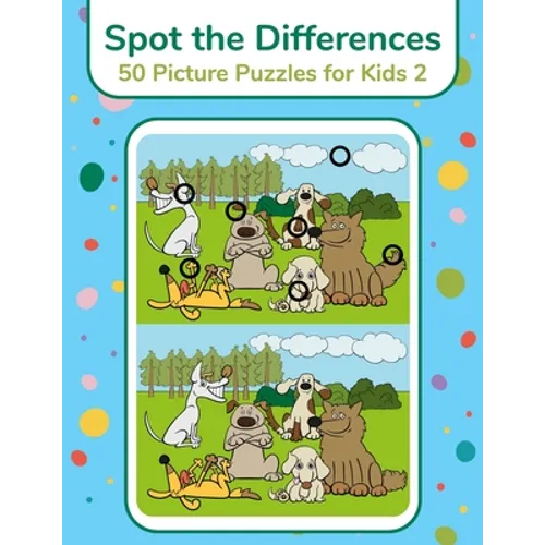 Spot the Differences - 50 Picture Puzzles for Kids 2 - Paperback