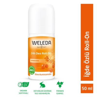 Weleda Natural Roll-on Deodorant with Yabani İğde Oil - Aluminum-Free, Organic Personal Care for Sensitive Skin