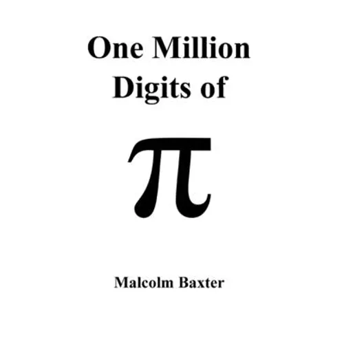 One Million Digits of Pi (Large Print) - Paperback