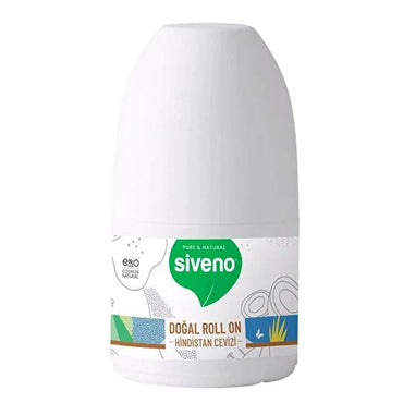 Siveno Natural Roll-On Nourishing Coconut Product 50 ml - Coconut Skincare for Dry Skin