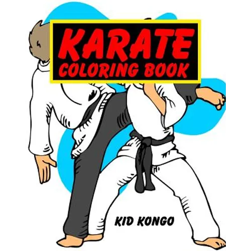 Karate Coloring Book - Paperback