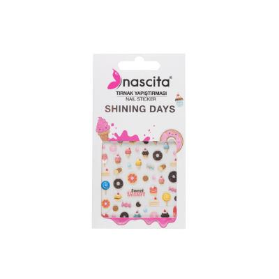 Nascita Nail Sticker - Sweet Desert Design, Easy Nail Art & Decoration for Salon-Quality Look at Home