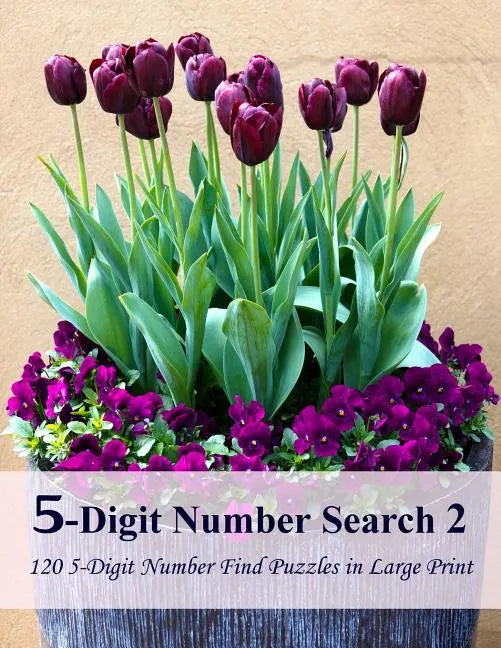 5-Digit Number Search 2: 120 5-Digit Number Find Puzzles in Large Print - Paperback