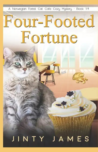 Four-Footed Fortune: A Norwegian Forest Cat Café Cozy Mystery - Book 19 - Paperback