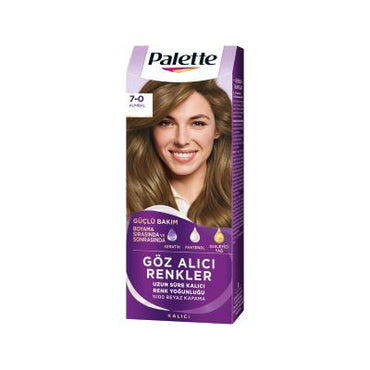 Palette 7-0 Kumral Hair Dye - Achieve Vibrant Brunette Color | Long-Lasting Hair Color Dye