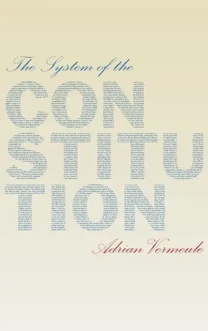 System of the Constitution - Hardcover