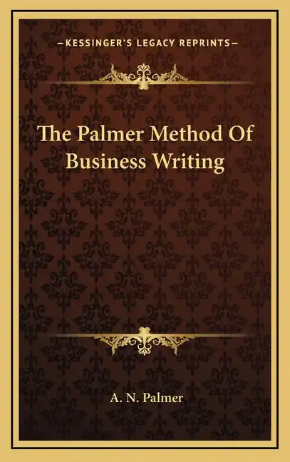 The Palmer Method of Business Writing - Hardcover