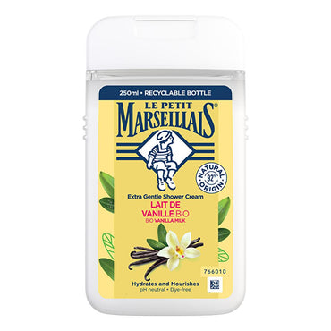 Le Petit Marseillais Vanilla Milk Shower Gel - Moisturizing & Gentle Cleansing, 8.45 fl oz
