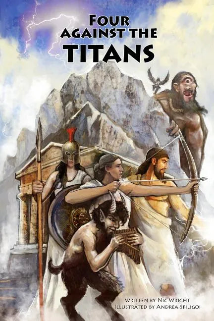 Four Against the Titans: Greek mythology pen-and-paper solo adventure game - Paperback