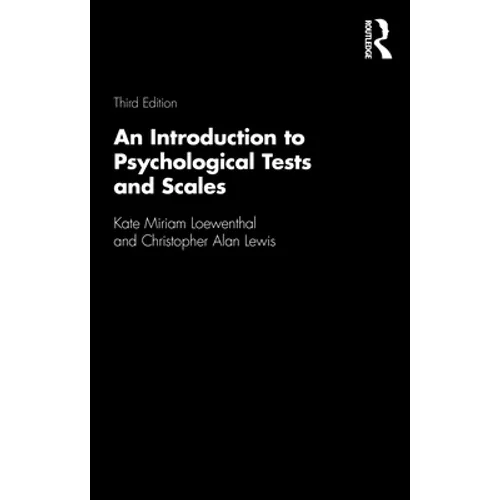An Introduction to Psychological Tests and Scales - Paperback