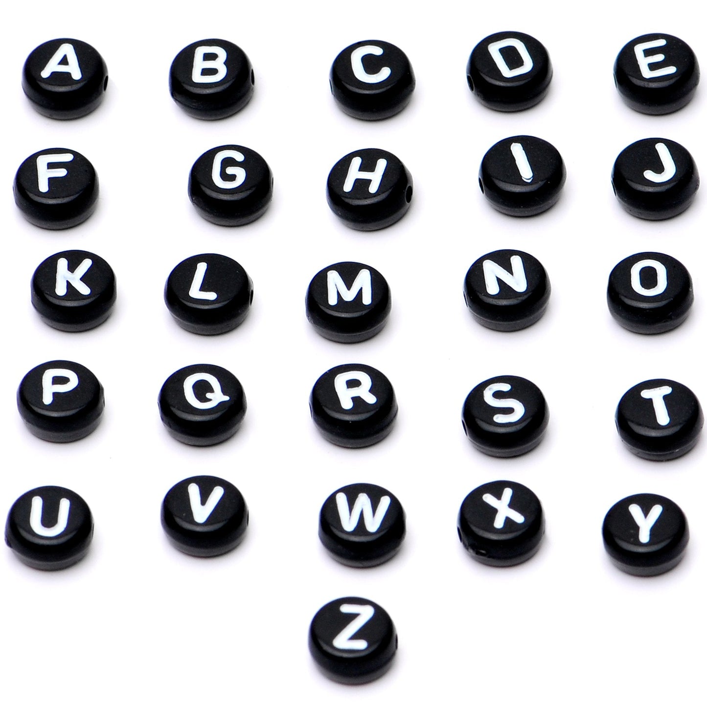 Handmade Custom Black Personalized Name Dangle Industrial Barbell 40mm