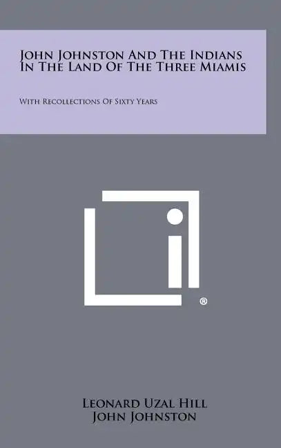 John Johnston And The Indians In The Land Of The Three Miamis: With Recollections Of Sixty Years - Hardcover