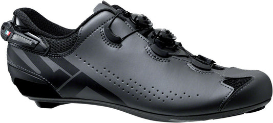 SIDI Shot 2S Road Shoes - Men's Anthracite/Black 44.5