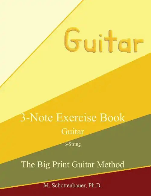 3-Note Exercise Book: Guitar - Paperback