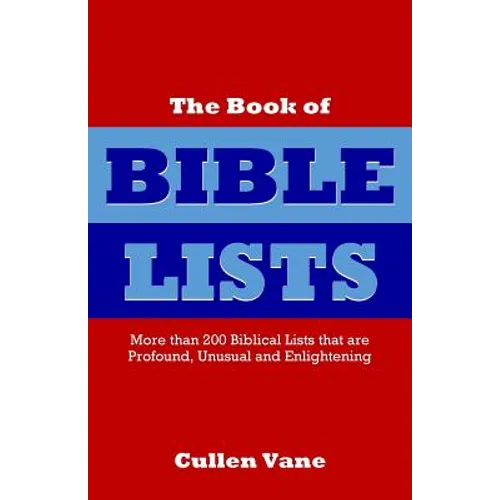 The Book of Bible Lists - Paperback