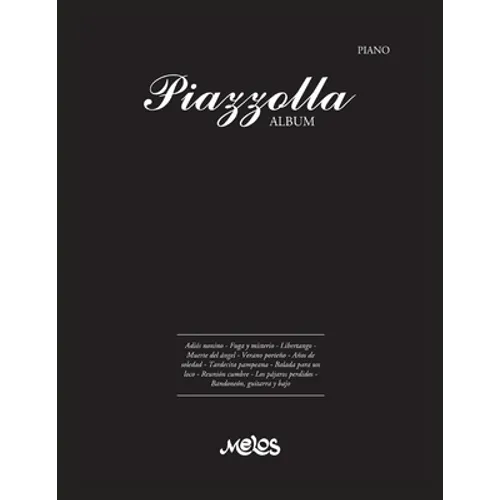 Piazzolla Album: partitutas para piano - Paperback