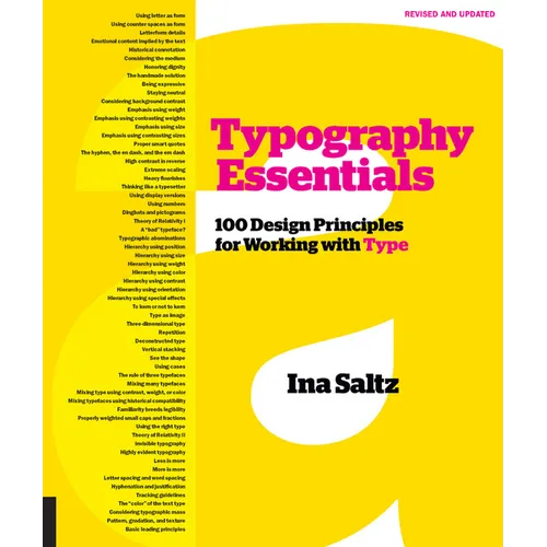 Typography Essentials Revised and Updated: 100 Design Principles for Working with Type - Paperback