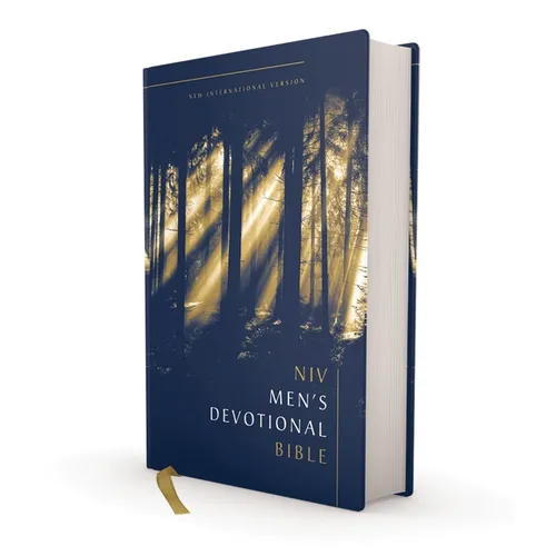 Niv, Men's Devotional Bible (by Men, for Men), Hardcover, Comfort Print - Hardcover