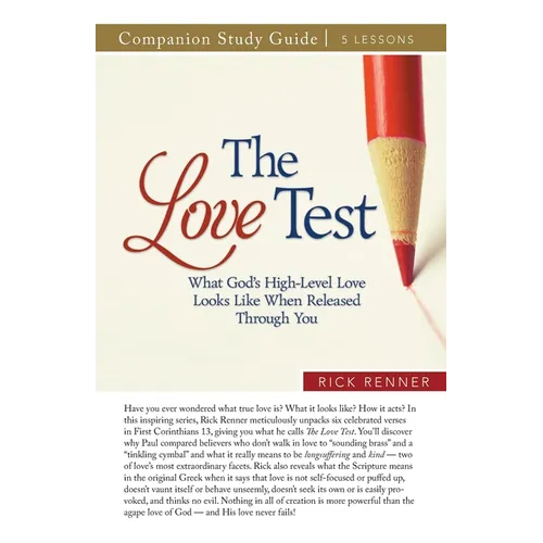 The Love Test Study Guide - Paperback