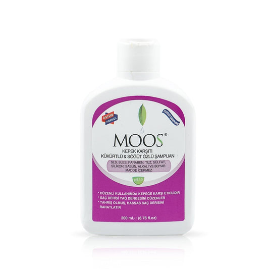 Moos Anti-Dandruff Shampoo with Sulfur and Willow Extract - 6.76 fl oz