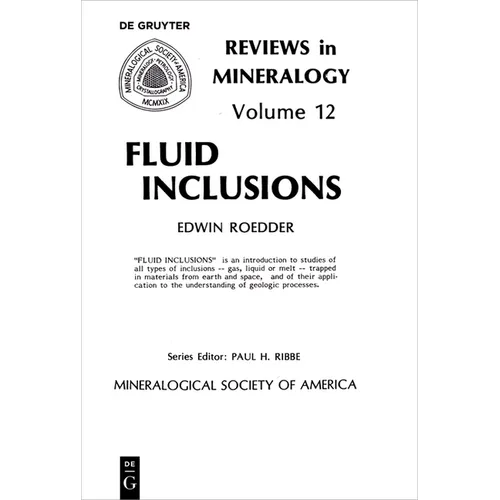 Fluid Inclusions - Paperback