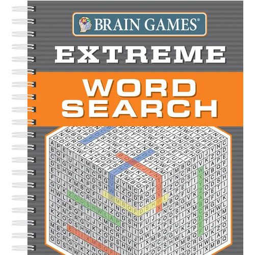 Brain Games - Extreme Word Search (256 Pages) - Spiral