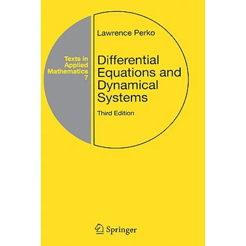 Differential Equations and Dynamical Systems - Hardcover