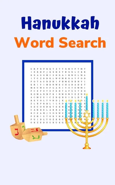 Hanukkah Word Search: Puzzle Book for Adults and Teens with Solutions - Paperback
