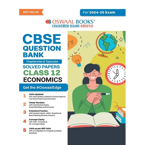 Oswaal CBSE Question Bank Class 12 Economics, Chapterwise and Topicwise Solved Papers For Board Exams 2025 - Paperback