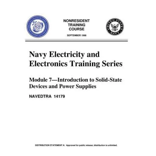 The Navy Electricity and Electronics Training Series: Module 07 Introduction To - Paperback