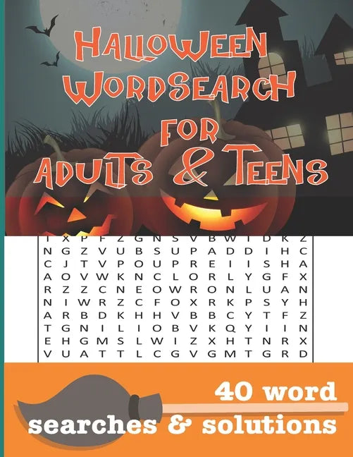 Halloween Wordsearch: For Adults and Teens - Paperback