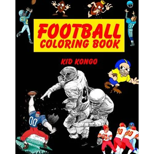 Football Coloring Book - Paperback