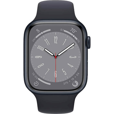 Apple Watch Series 8 (GPS 45MM) - Midnight Aluminum Case with Midnight Sport Band (Refurbished)