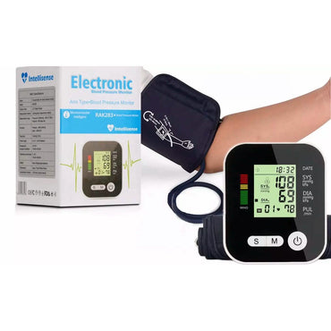 Automatic Digital Upper Arm Blood Pressure Cuff Monitor Sphygmomanometer