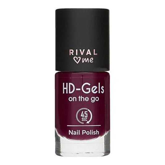 Rival Loves Me HD Gel Nail Polish: Intense Color, Fast Drying, High Gloss Finish - Salon Quality Nails at Home.