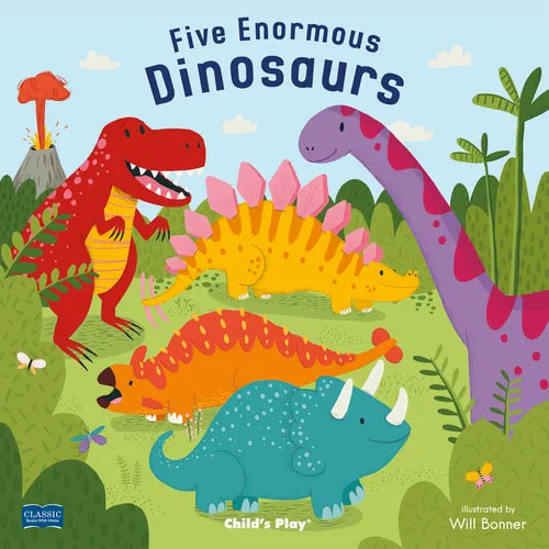 Five Enormous Dinosaurs - Paperback