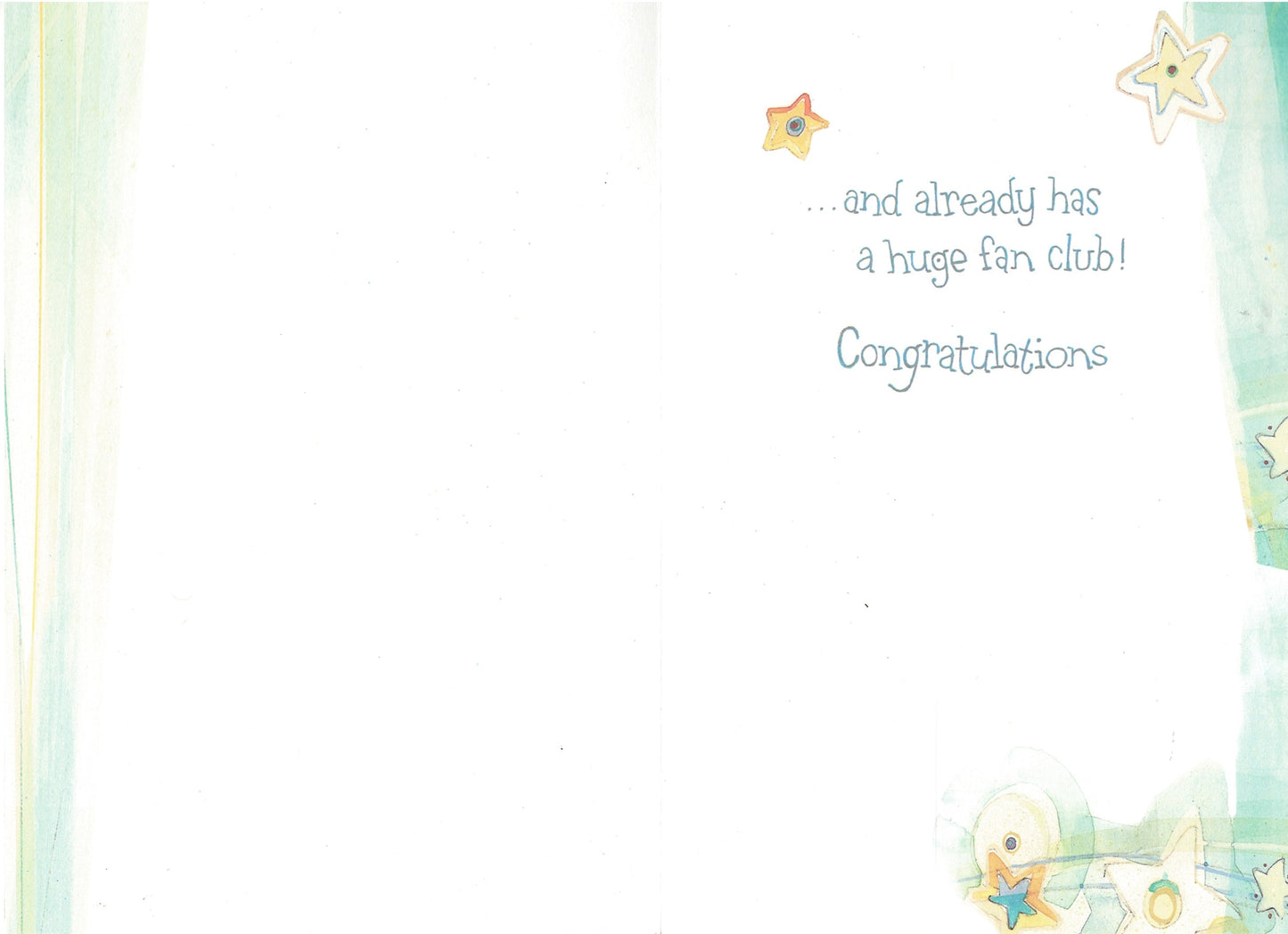 A Star is Born - New Baby Card