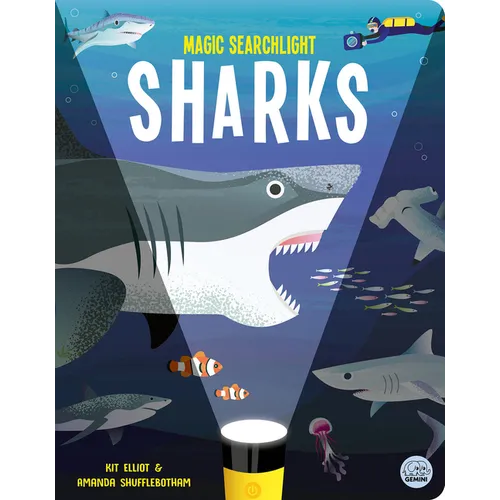 Magic Searchlight - Sharks - Hardcover