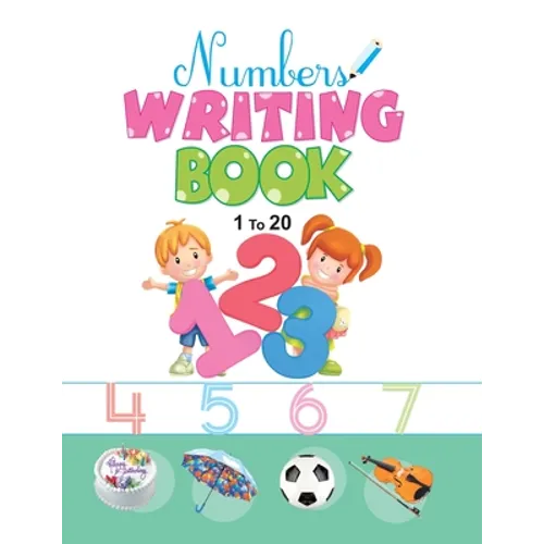 Number Writing Book: 1 to 20 - Paperback