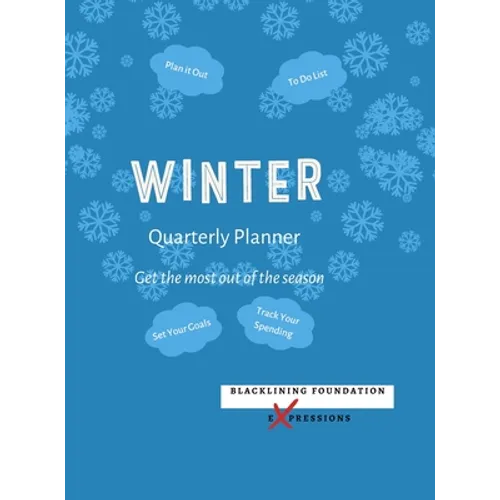 Winter Sesonal Quarterly Planner - Hardcover
