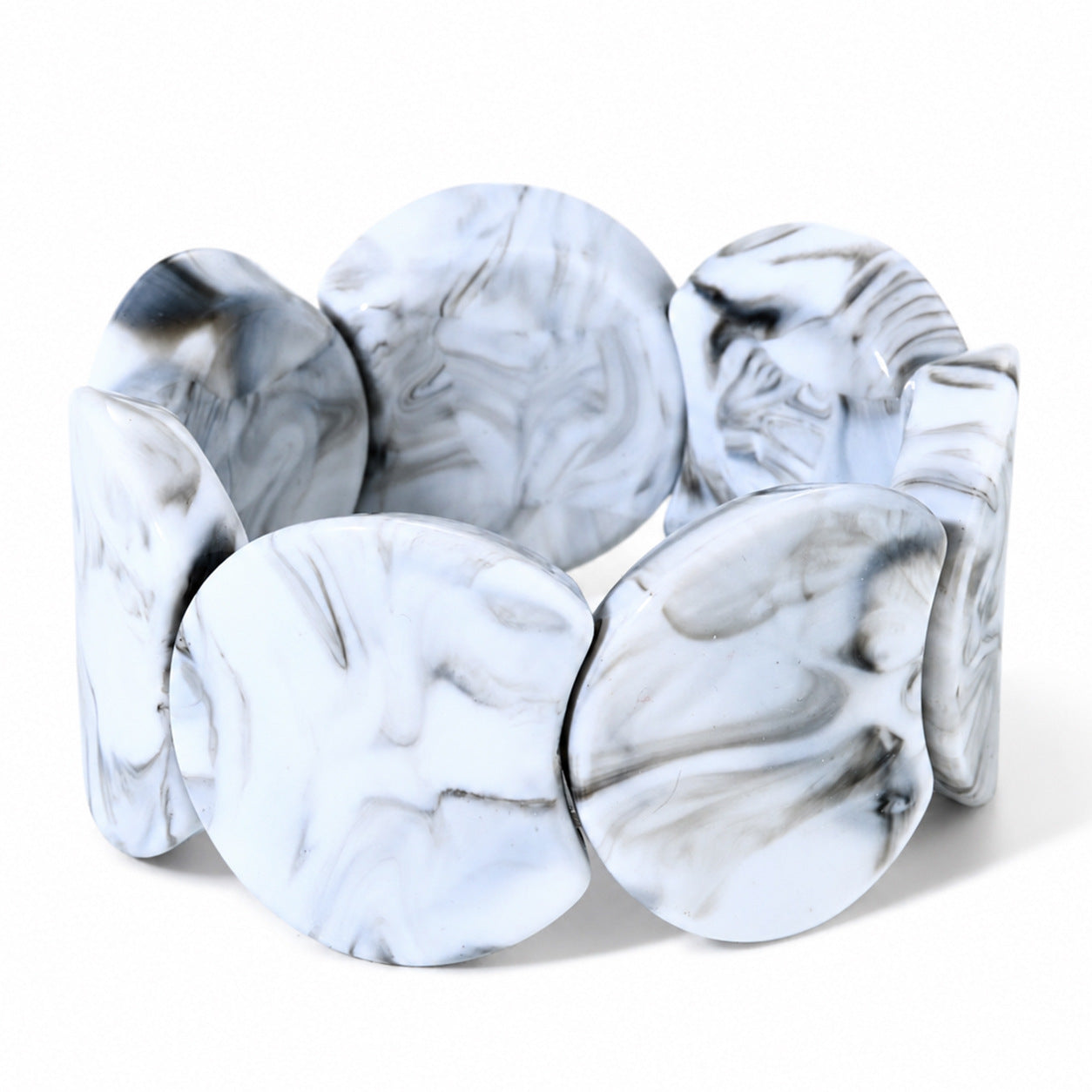 Irregular-shaped Resin Bracelet For Women