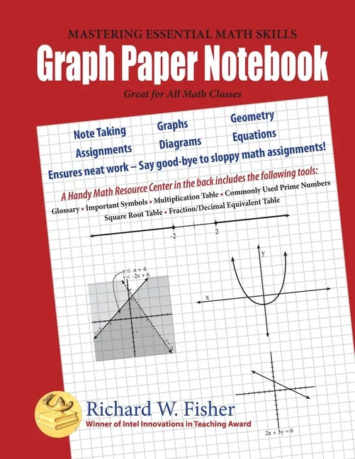 Graph Paper Notebook: Great for All Math Classes - Paperback
