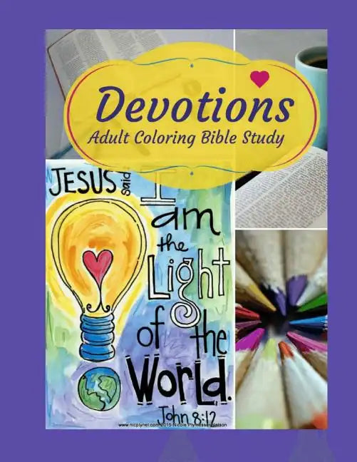 Adult Coloring Bible Study: Devotions - Paperback